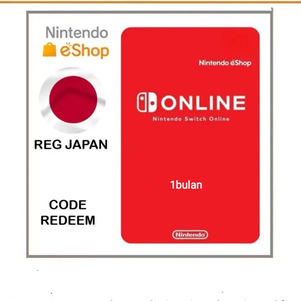 Nintendo online Membership 1 bulan