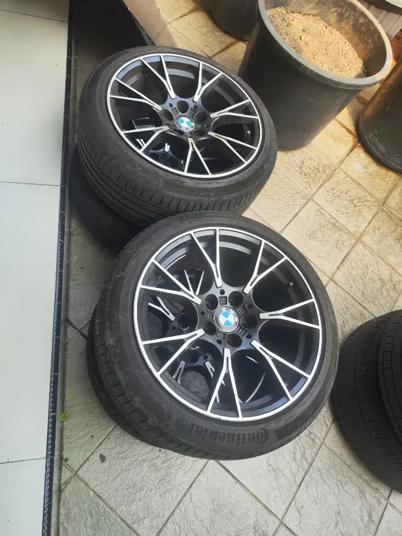 Velg rep m5 R18 Celong PCD 5x120 bonus ban 85 persen upp