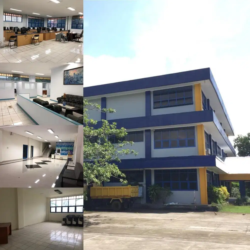 GEDUNG KAMPUS 3 LANTAI LAHAN LUAS PLUS RUMAH MEWAH