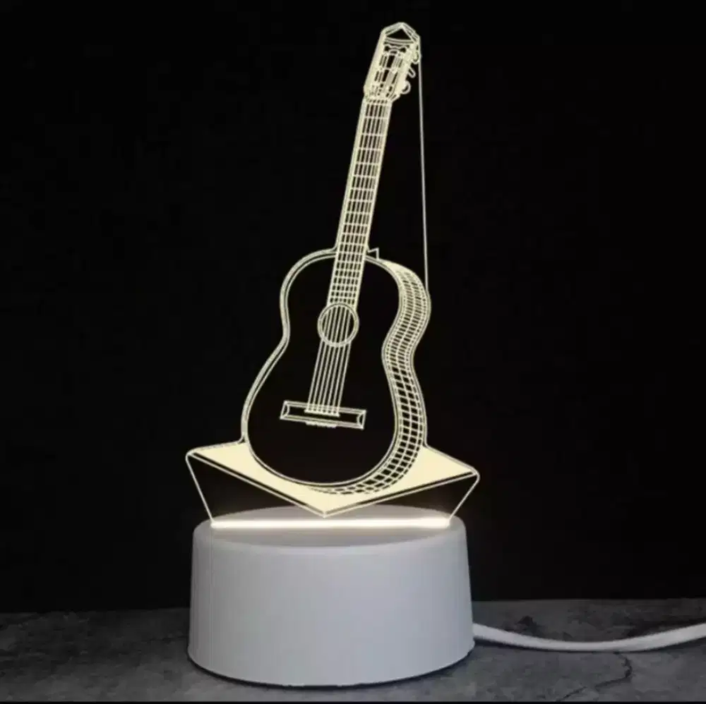 Lampu Tidur / Hias 3D LED Transparan