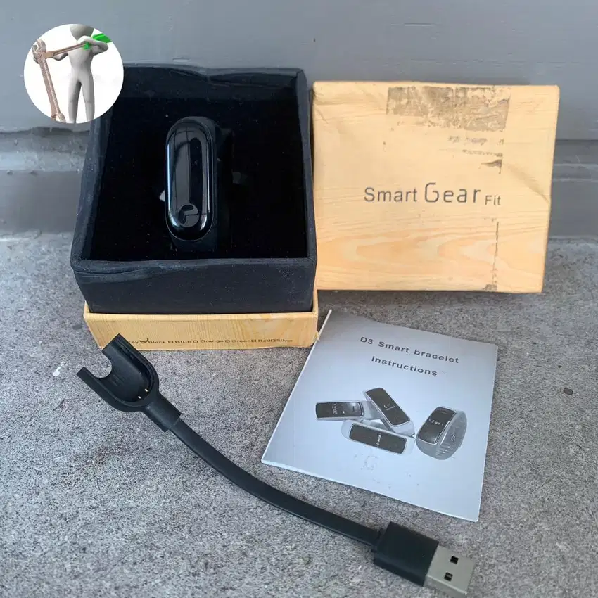 Xiaomi Mi Band Gear Fit Jam Tangan Smart Band 3