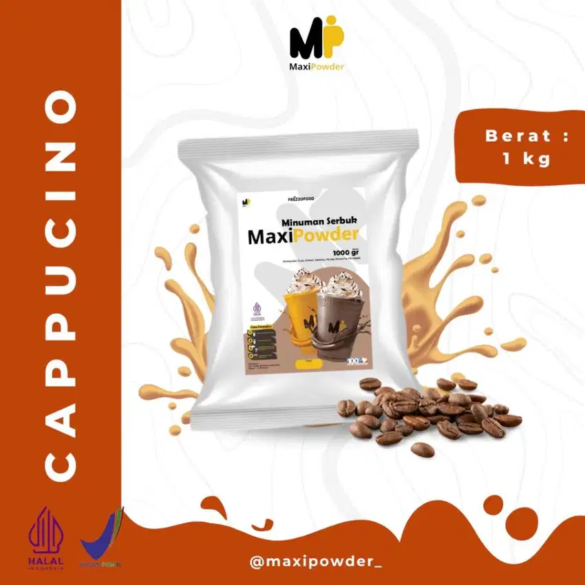 Bubuk Minuman Rasa Cappucino 1kg Termurah