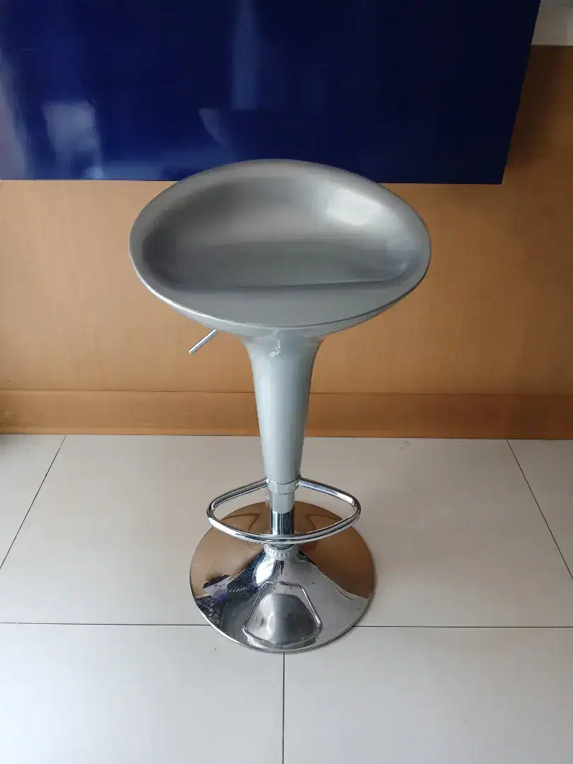 Dijual Kursi BarStool Hidrolik Grey