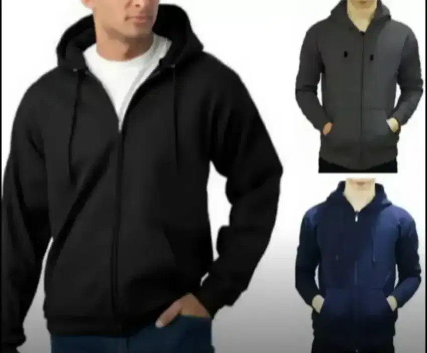 Jaket Hangat Hoodie Zipper Sweater Nyaman dgc