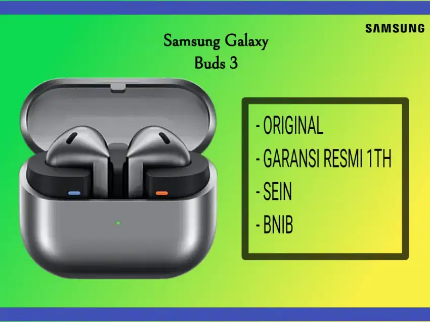 Samsung Galaxy Buds 3 garansi resmi 1th