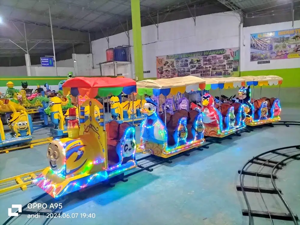 odong odong kereta lantai mainan kereta thomas mini wisata pasar malam