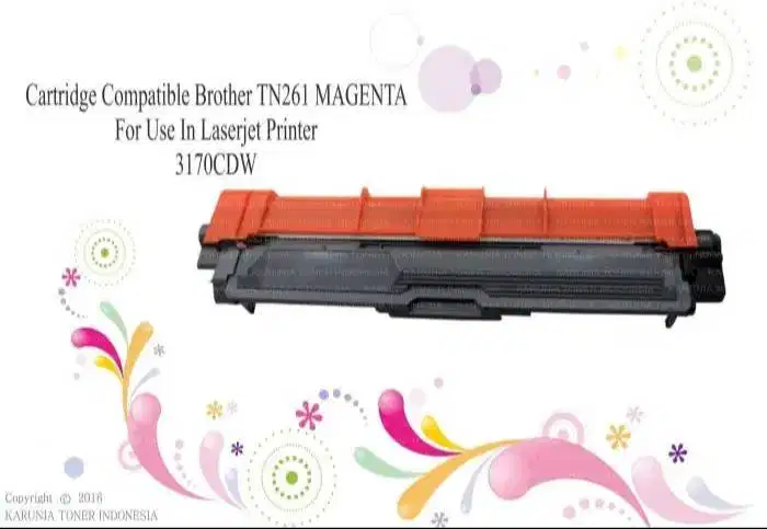 Cartridge Compatible Brother TN261 MAGENTA For Use In LJ 3 Berkualitas