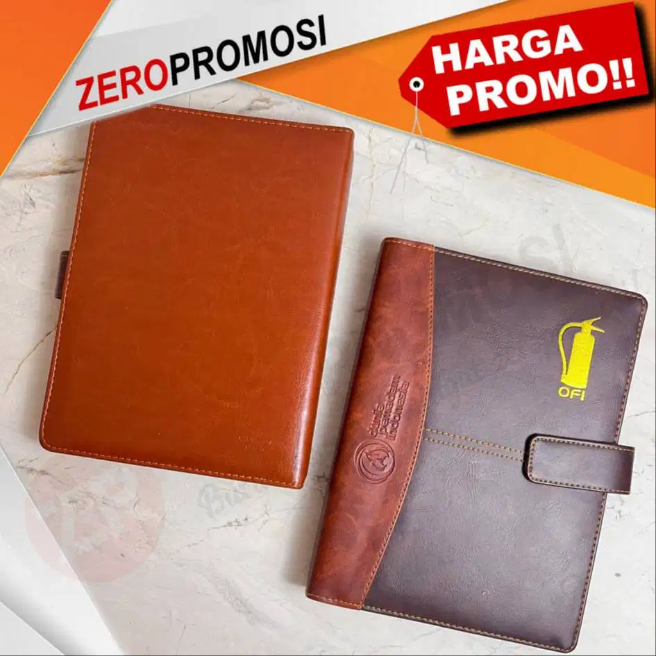 Promosikan Brand Anda dengan Buku Agenda Kulit AG-01 Souvenir Promosi