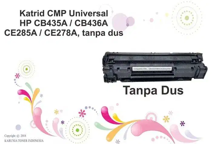 Catridge Compatible P1006 (CB436A) ALL NEW PART Berkualitas