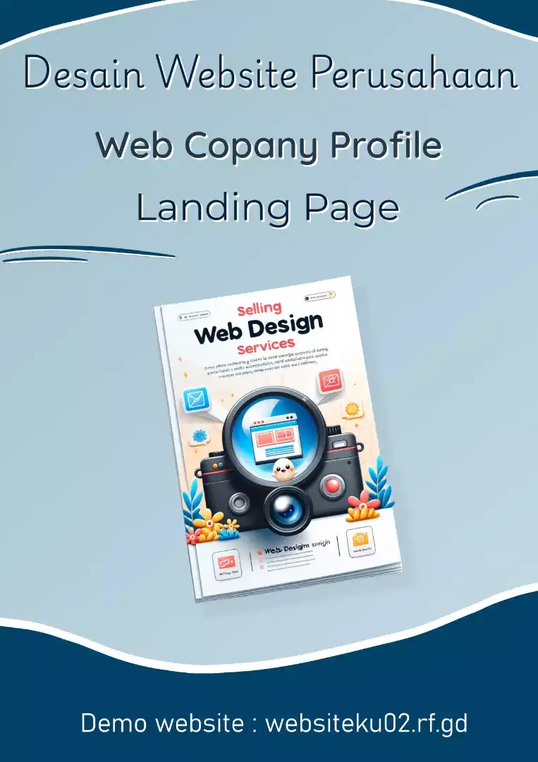 Jasa Desain web, pembuatan website, web profile dan landing page