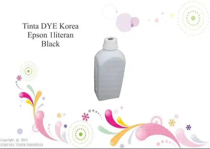 Tinta DYE Korea Epson 1literan Black Murah