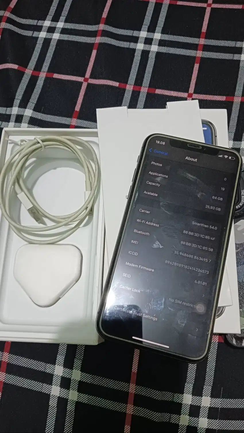 IPHONE X 64 GB BLACK