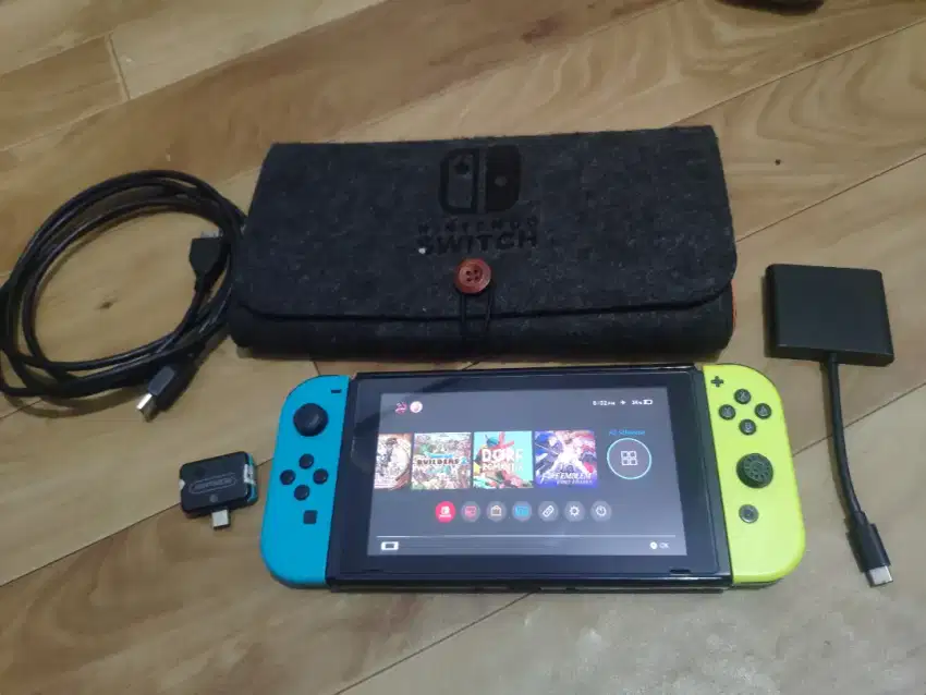 Nintendo Switch V1 + sd card 512gb