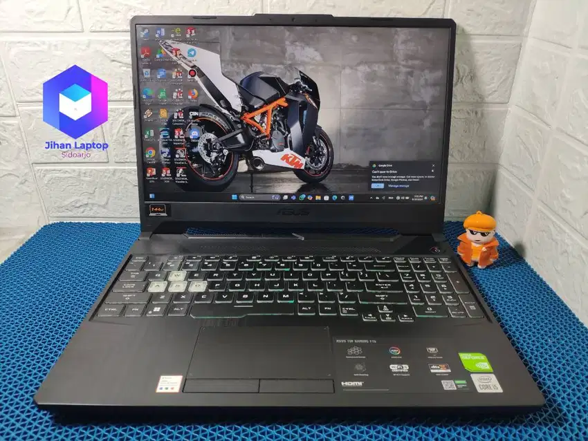 Asus TUF F15 Intel Core i5-10300H RAM 16GB NVME 512GB VGA NVIDIA MULUS