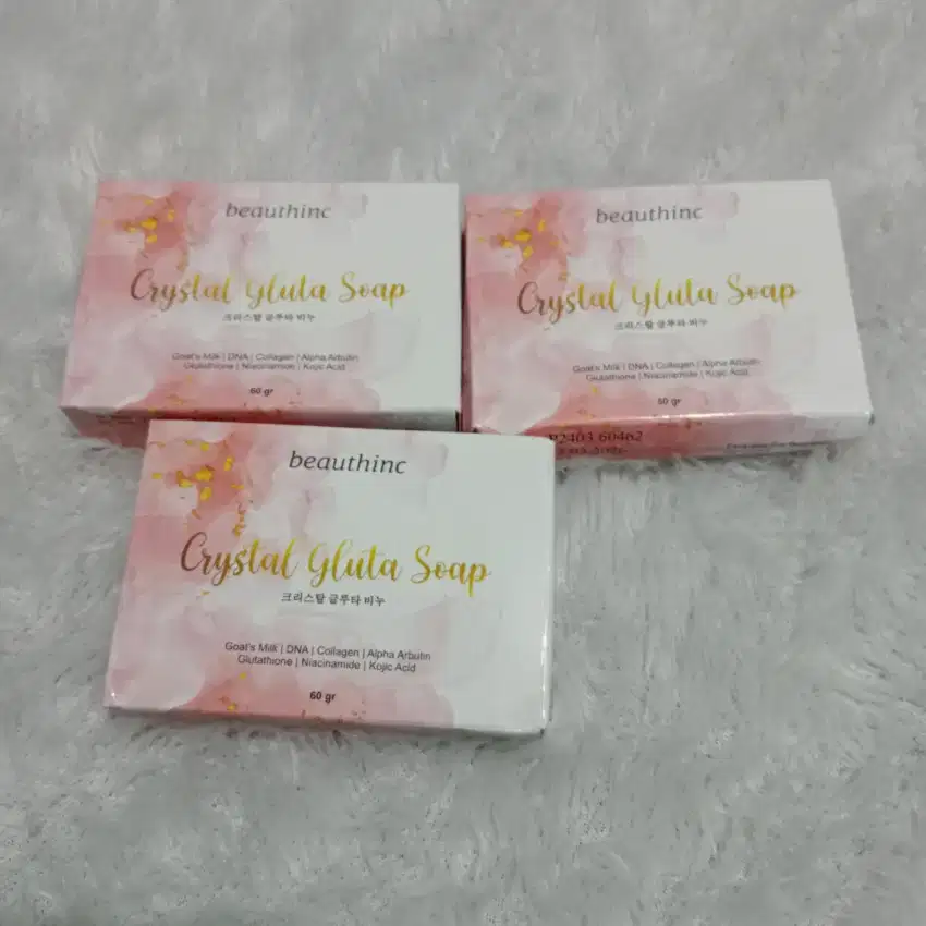 Sabun Crystal Gluta Soap Beauthinc