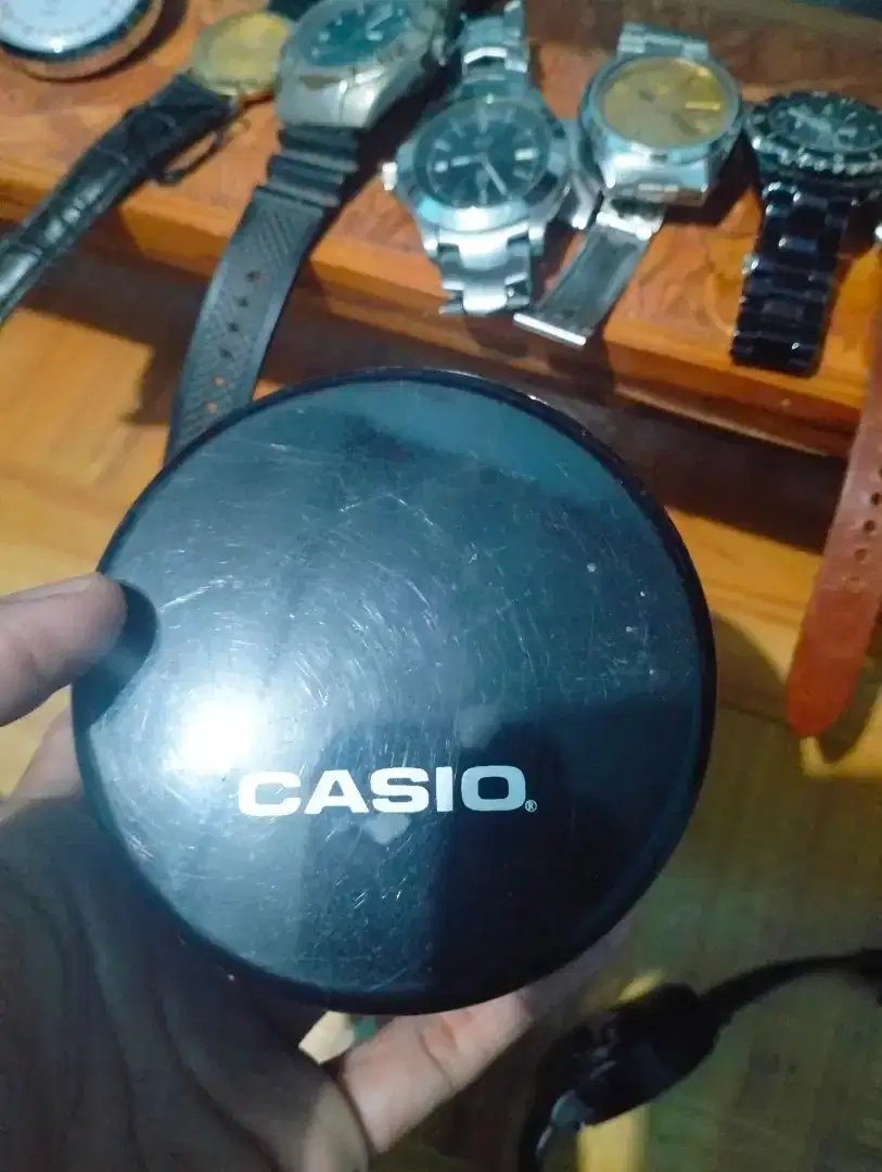 Jam box casio kaleng