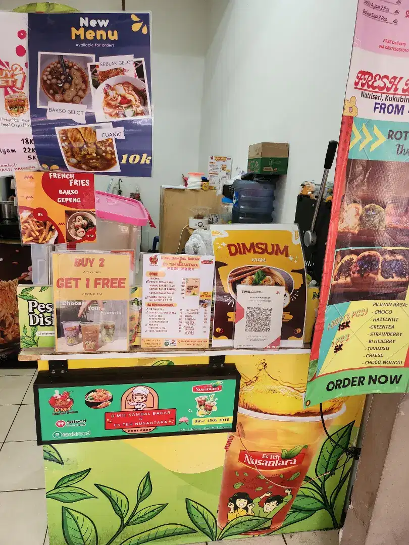 Dijual Booth Es Teh Nusantara