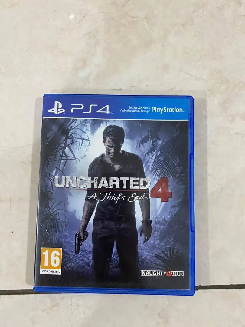 Jual kaset Ps4 100%ori Uncharted 4