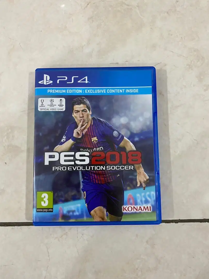 Jual kaset Ps 4 murah PES18 ori 100%