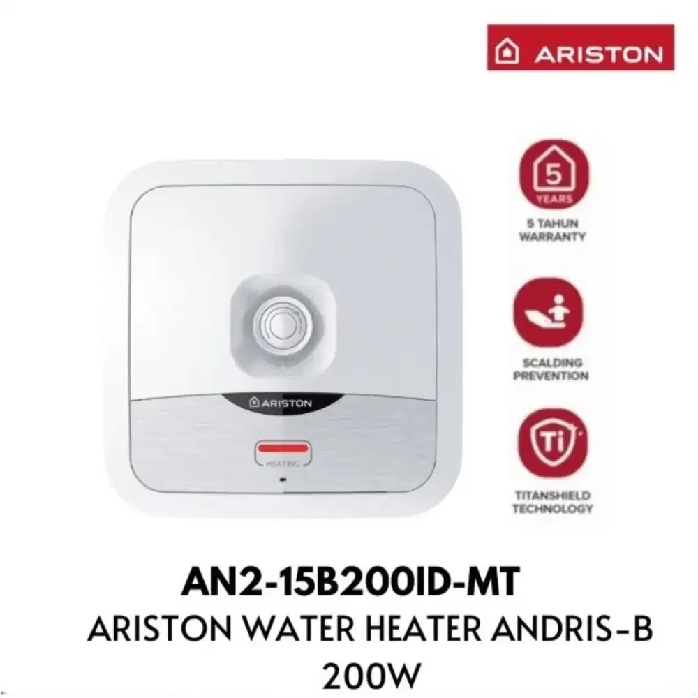 WATER HEATER ARISTON ANDRIS 2B 15B 200WATT