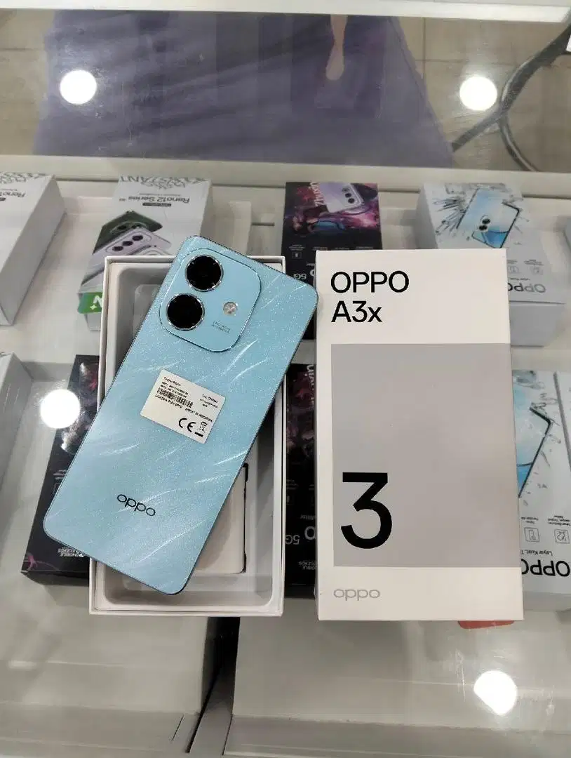 OPPO A3x 6+6 / 128 GB garansi resmi