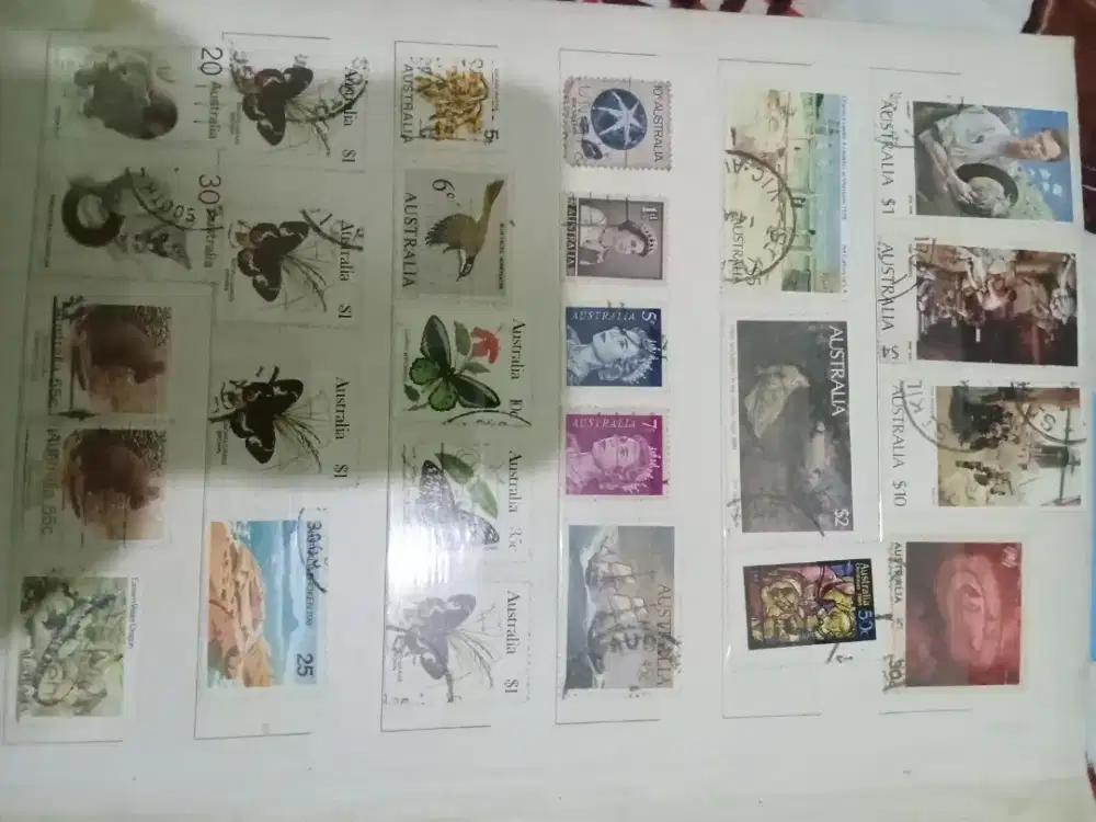 Perangko Australi, Italia, Prancis