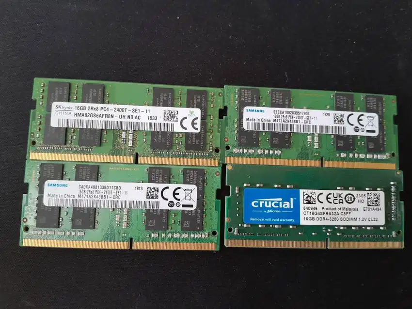 MEMORI LAPTOP/ SODIMM 16GB DDR4 SECOND ORIGINAL ,normal