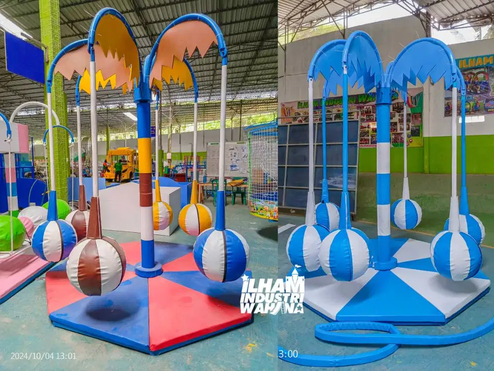 coconut tree coconut palm bola bola putar softplay playground indoor