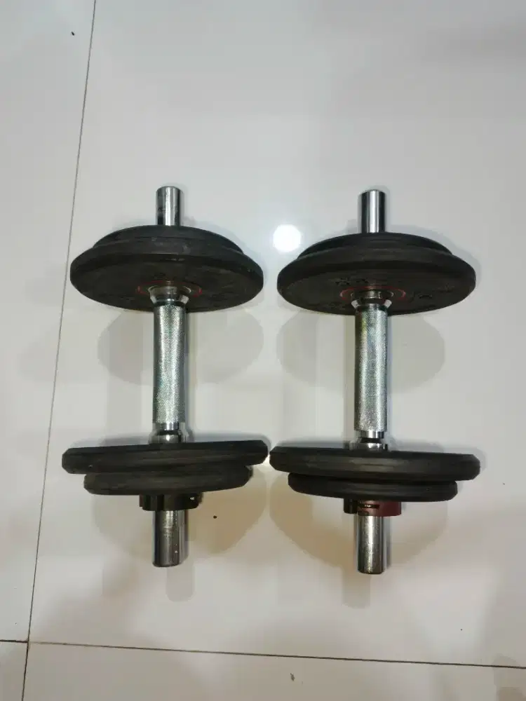 PROMO MURAH BANGETT!! Barbel DOMYOS KIT DUMBBELL 18KG