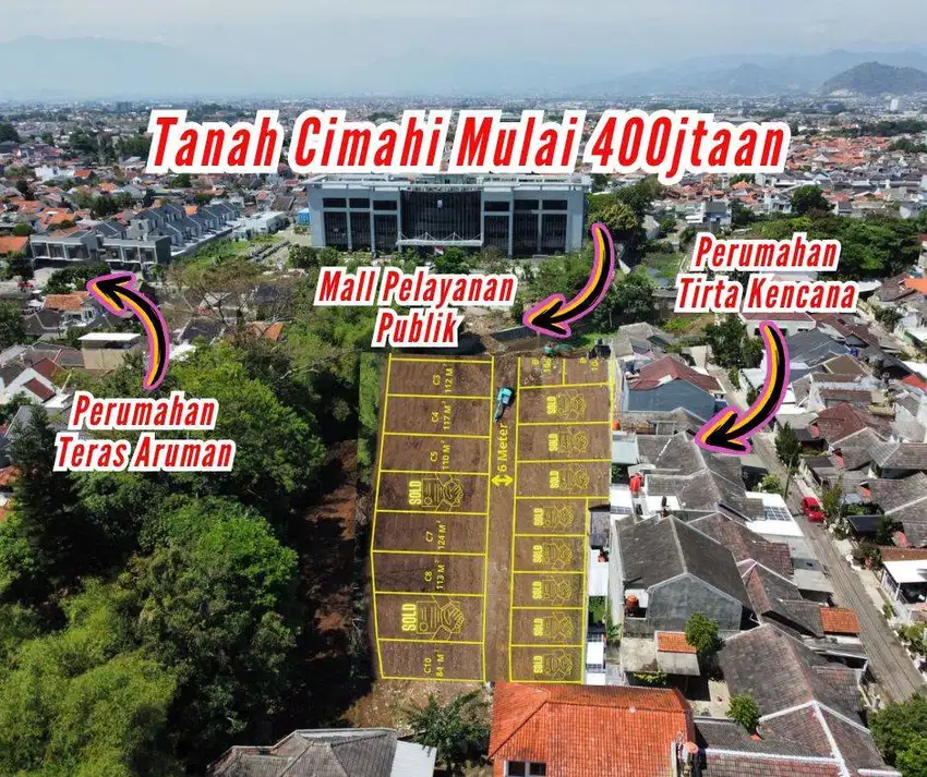 TANAH CIMAHI 9 MENIT TOL PASTEUR