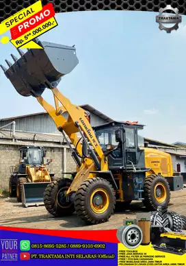 Jual Wheel Loader 1,8 Kubik Merek LONKING Super Hemat Bahan Bakar