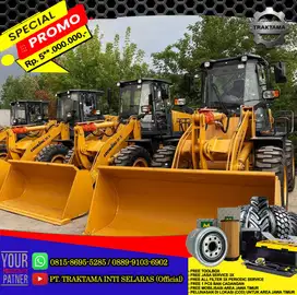 Jual Wheel Loader 1,8 Kubik Murah, Tangguh, Kokoh, Dan Banyak Bonus