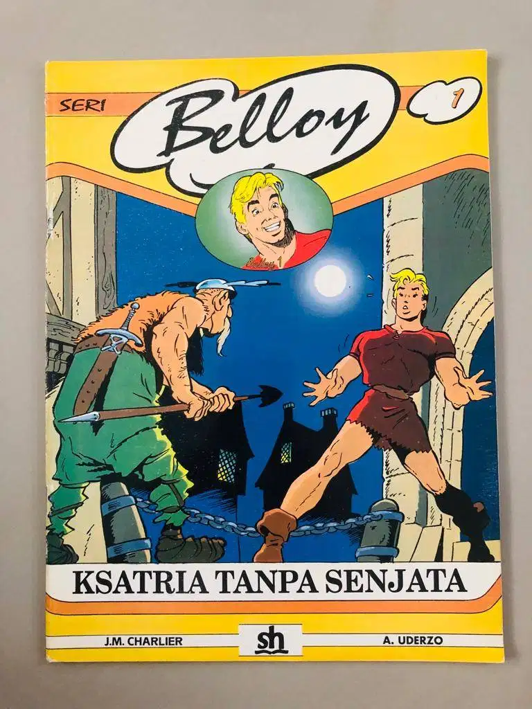 BUKU KOMIK PERANCIS - BELLOY KSATRIA TANPA SENJATA - CHARLIER & UDERZO
