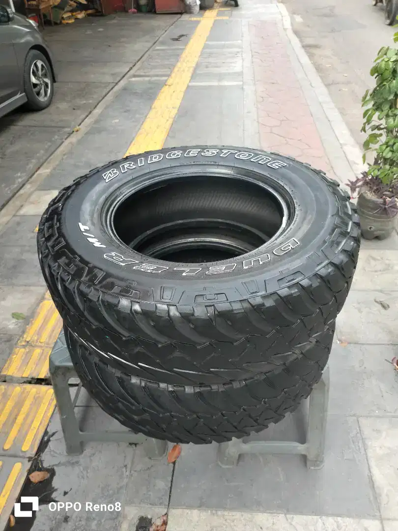 Mj ban 245/75/R16 Bridgestone M/T 2021 2pcs nik muda hub Wa gan