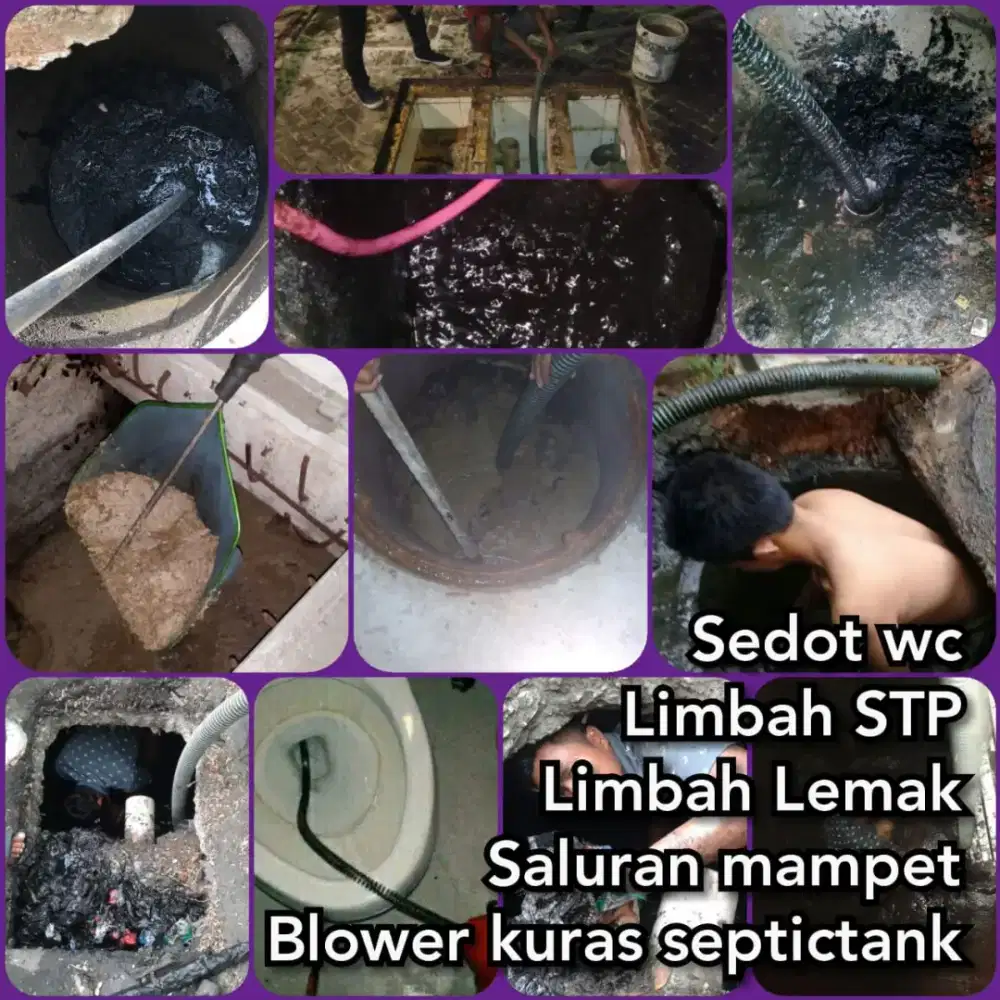 JASA SEDOT WC LIMBAH LEMAK RESTO SALURAN MAMPET KURAS BLOWER SEPITENG