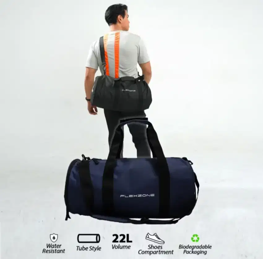 Flexzone Duffel Bag Tas Olahraga Gym Bag