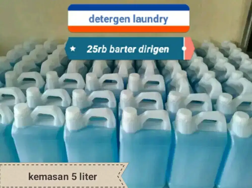 Sabun detergen laundry berkualitas hanya 25rb isi 5 liter