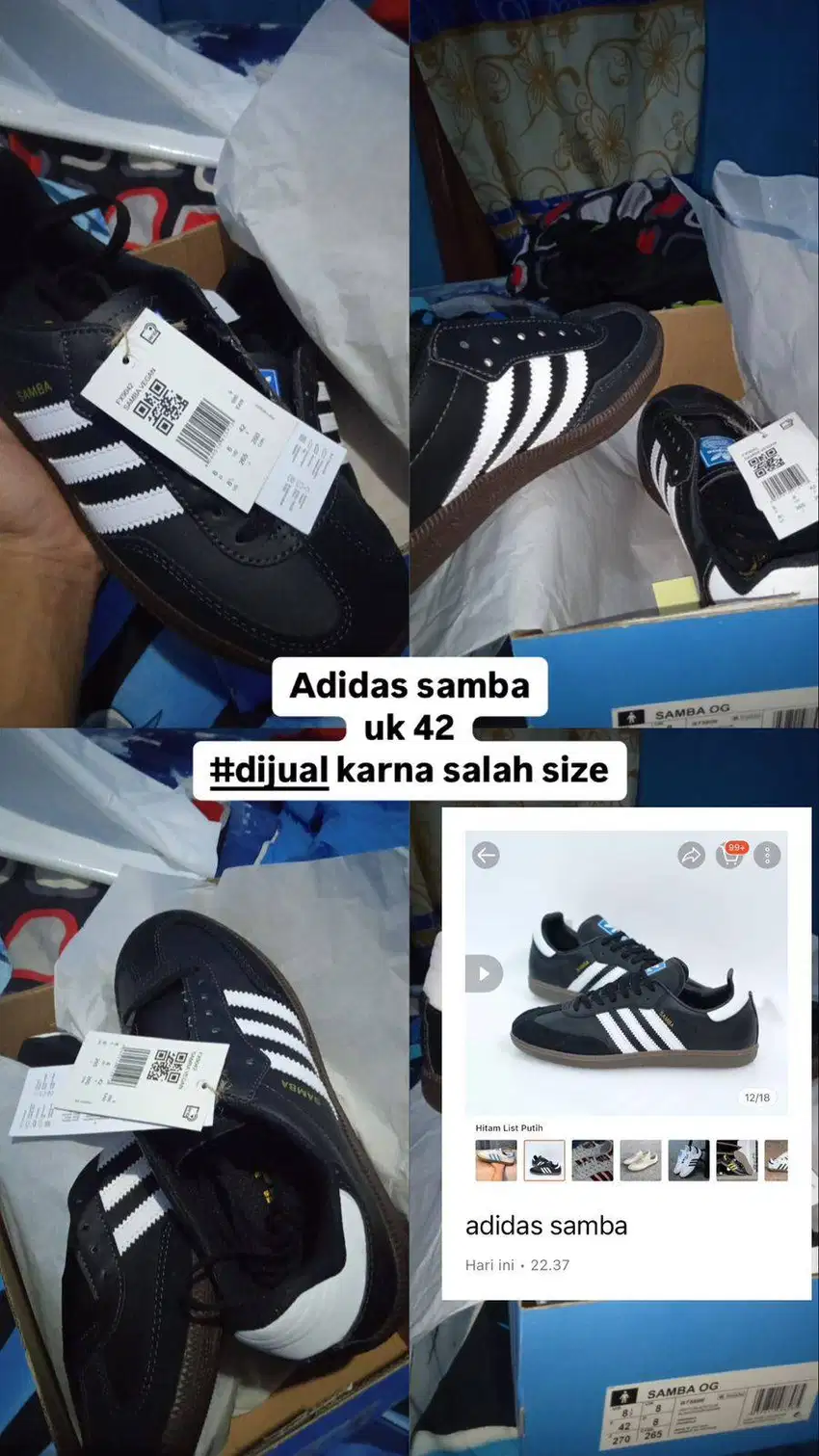 DIJUAL SEPATU ADIDAS SAMBA