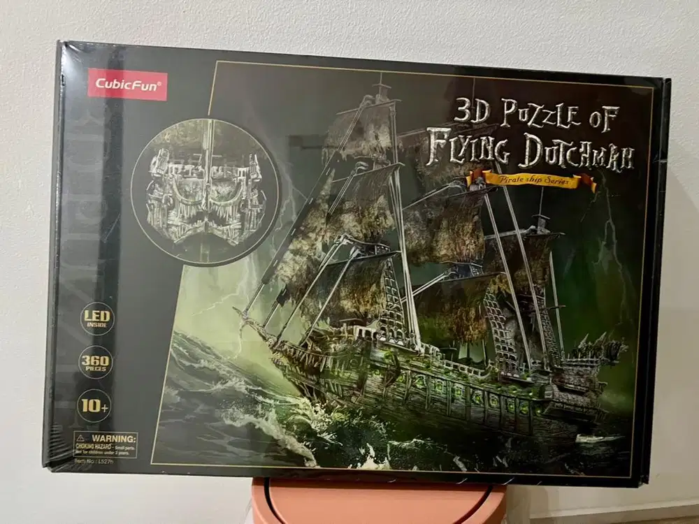 Mainan edukasi kapal 3D Puzzle of Flying Dutchman cubicfun