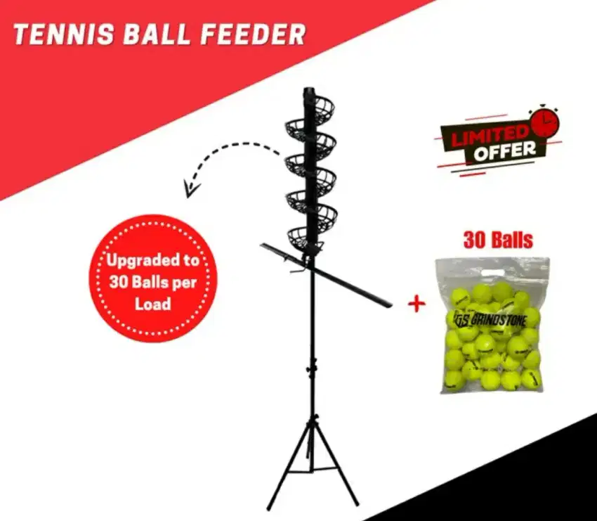 Ball feeder tennis pengumpan bola tenis