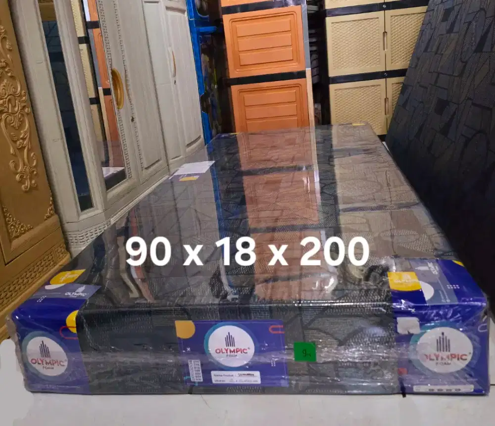 Kasur busa LEMBUT Olympic 1 badan Tebal 18 cm