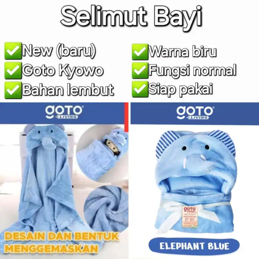 Selimut Bayi Goto Kyowo Blanket Baby