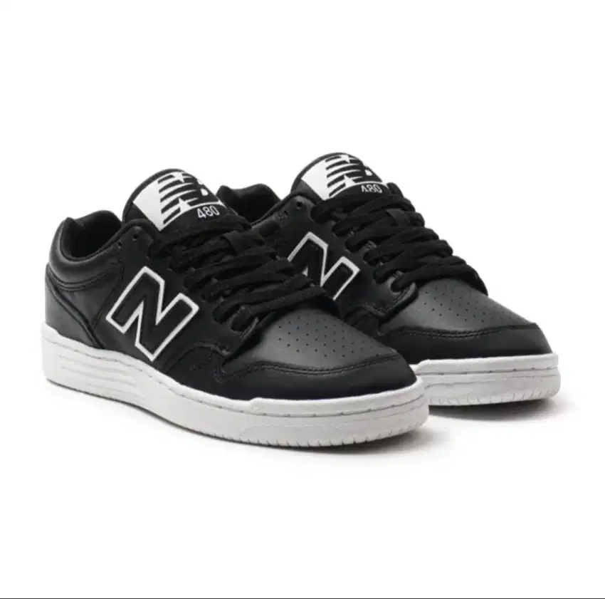 New Balance 480 Black White 42 (26,5 cm) New Ori Murah Resmi PT. Map