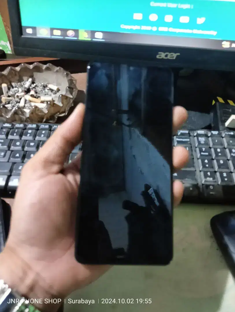 Lcd samsung a32 ori oled sett frame