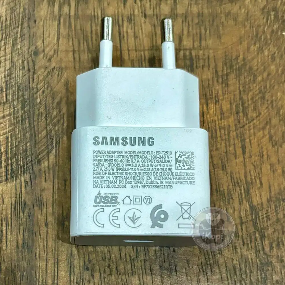 Charger samsung 25w 25 watt original s24 ultra s23 note 24 Z fold flip