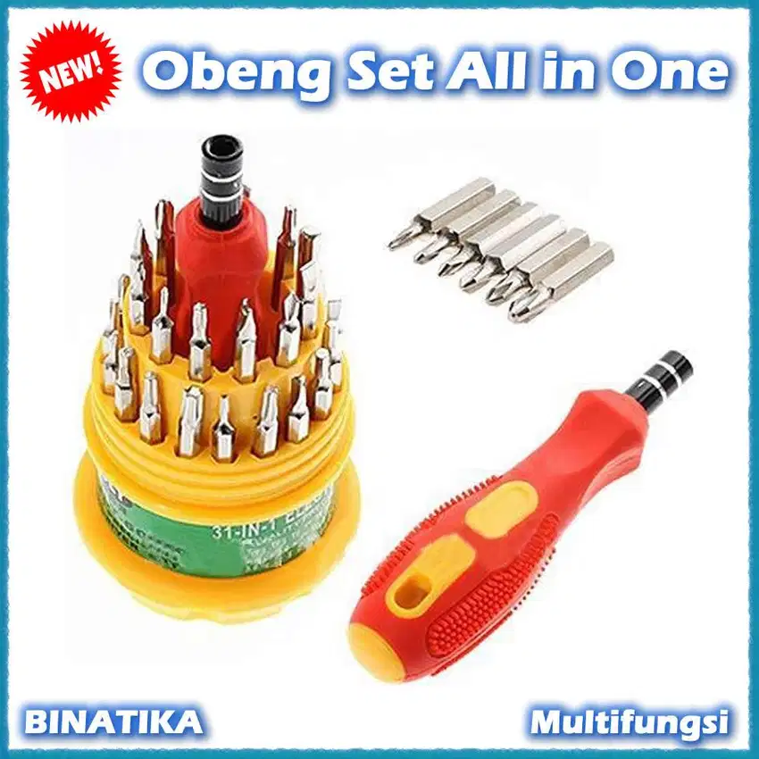 Obeng Set All in One Multifungsi Screwdriver Handphone Elektronik