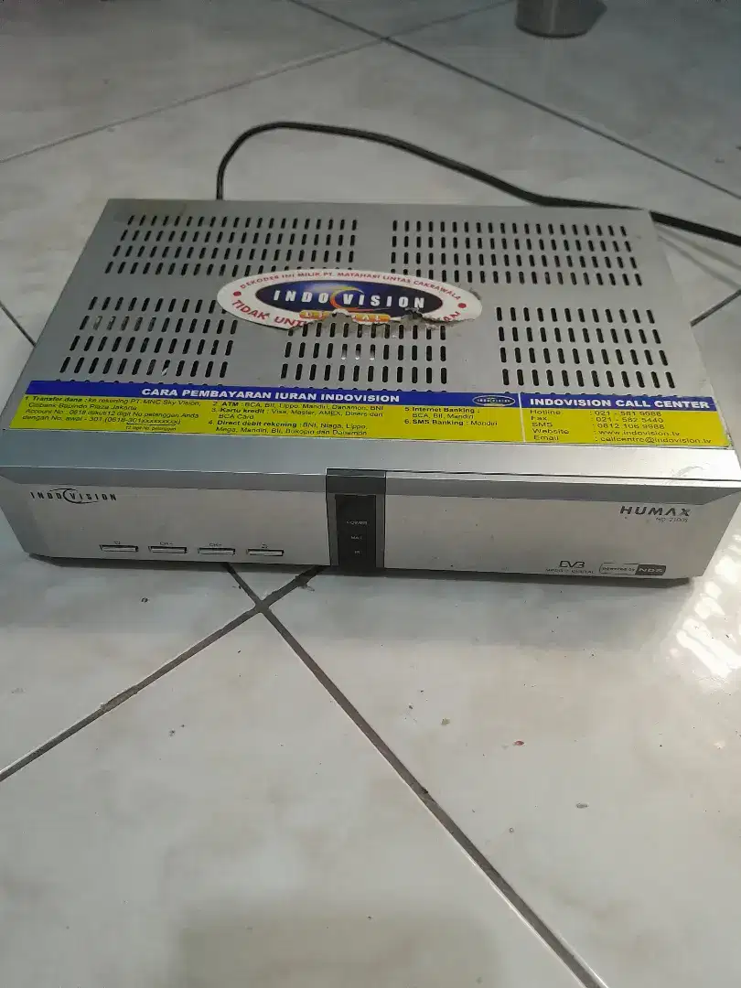 Humax indovision box