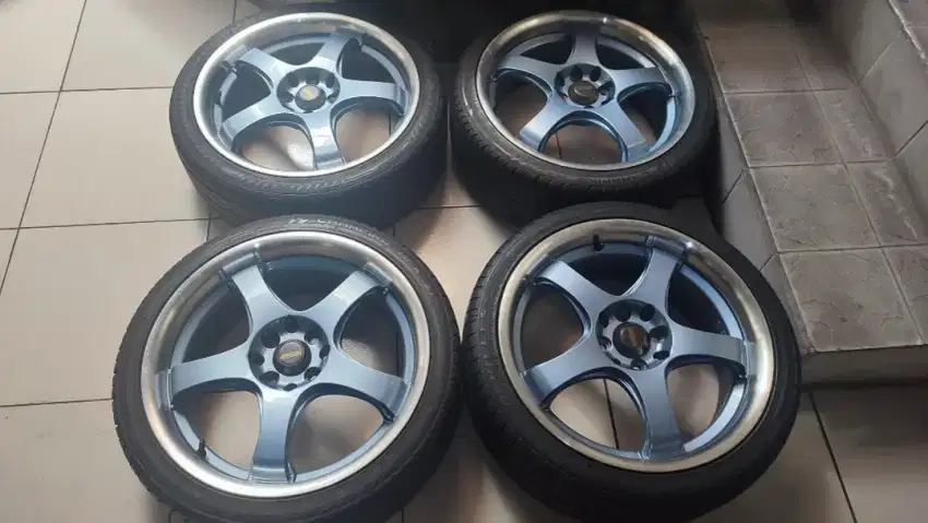 Velg racing SSW r17+ban, velg ori OEM honda Accord, jazz, yaris, vios