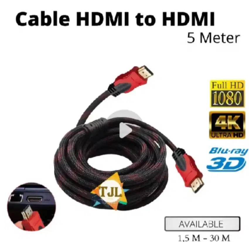 Kabel HDMI 5M Male- male