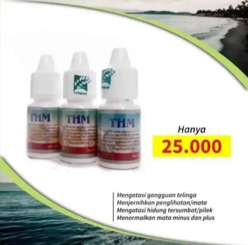 Terlaris! Obat Tetes Telinga Hidung Mata - THM